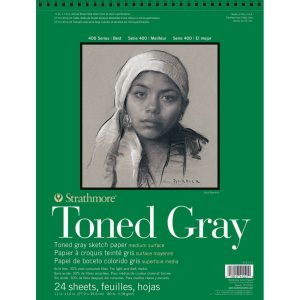 Strathmore 400 Series Toned Gray - Cool Gre GSM Paper